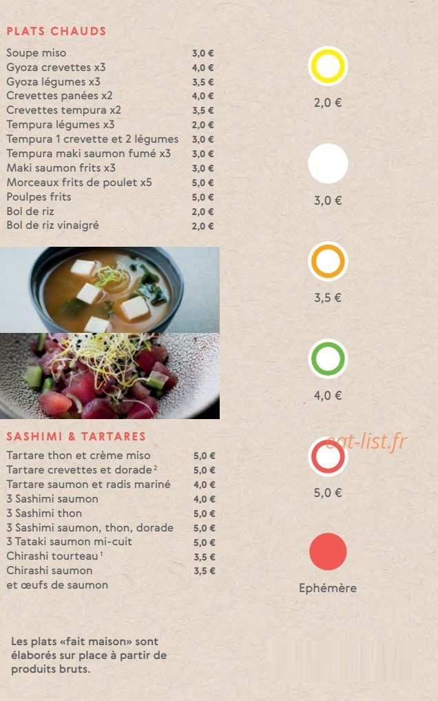 Matsuri — carte page 2
