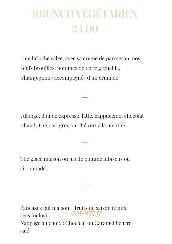 Miah café — carte page 1
