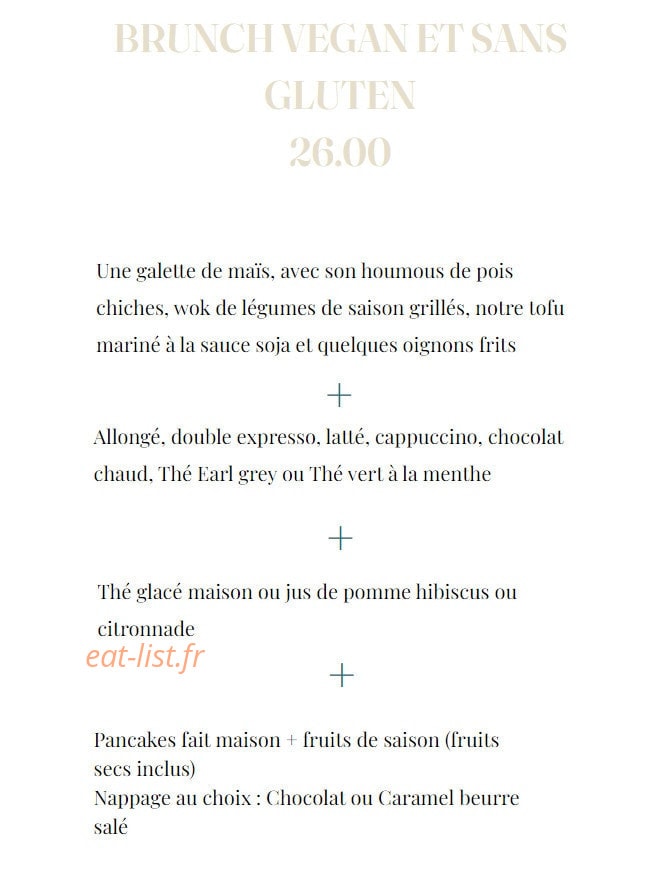 Miah café — carte page 2
