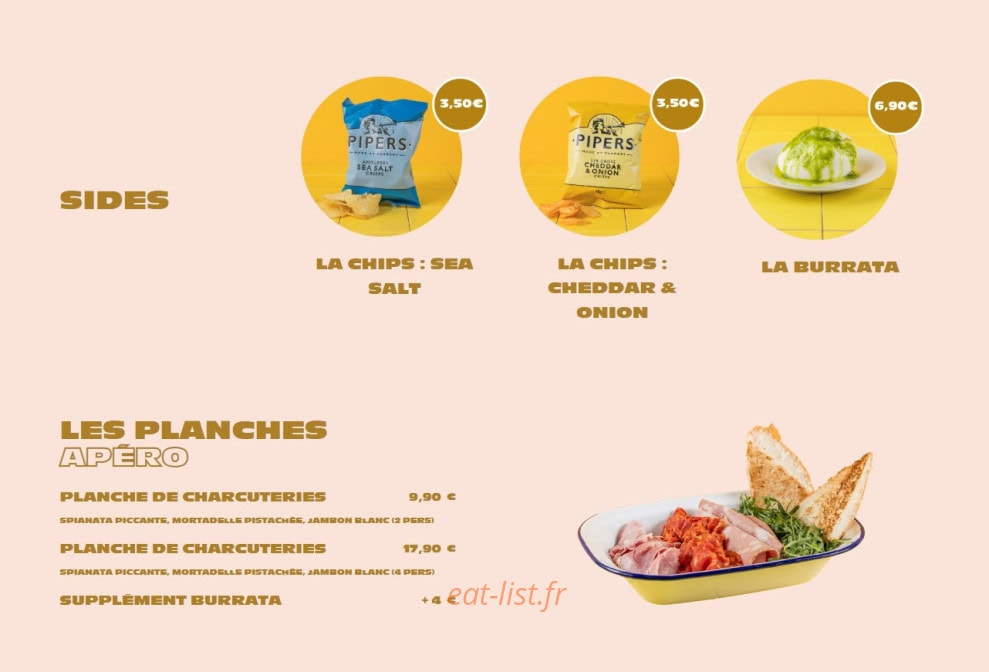 Mitch's — carte page 3