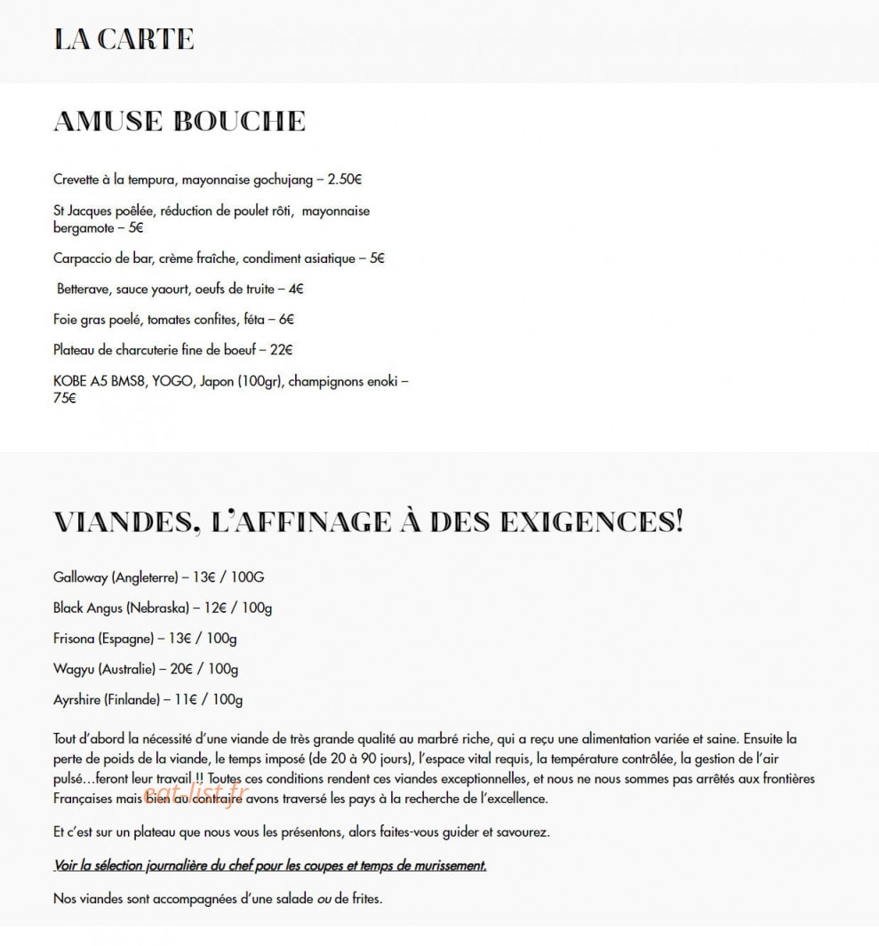 Moelleuses & Persillées — carte page 1