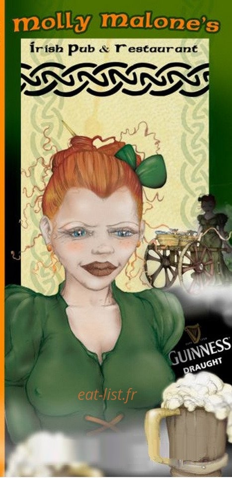 Molly Malone's — carte page 1
