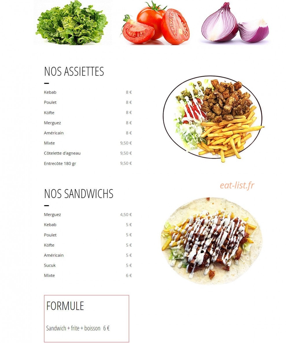 Mondial Kebab — carte page 2