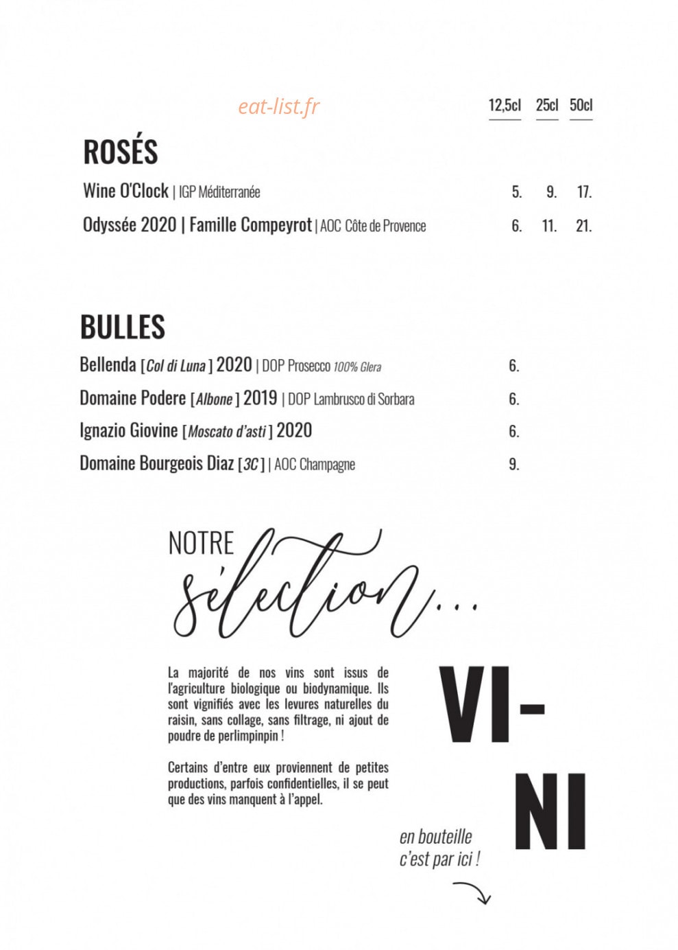 Monzù Promenade — carte page 12