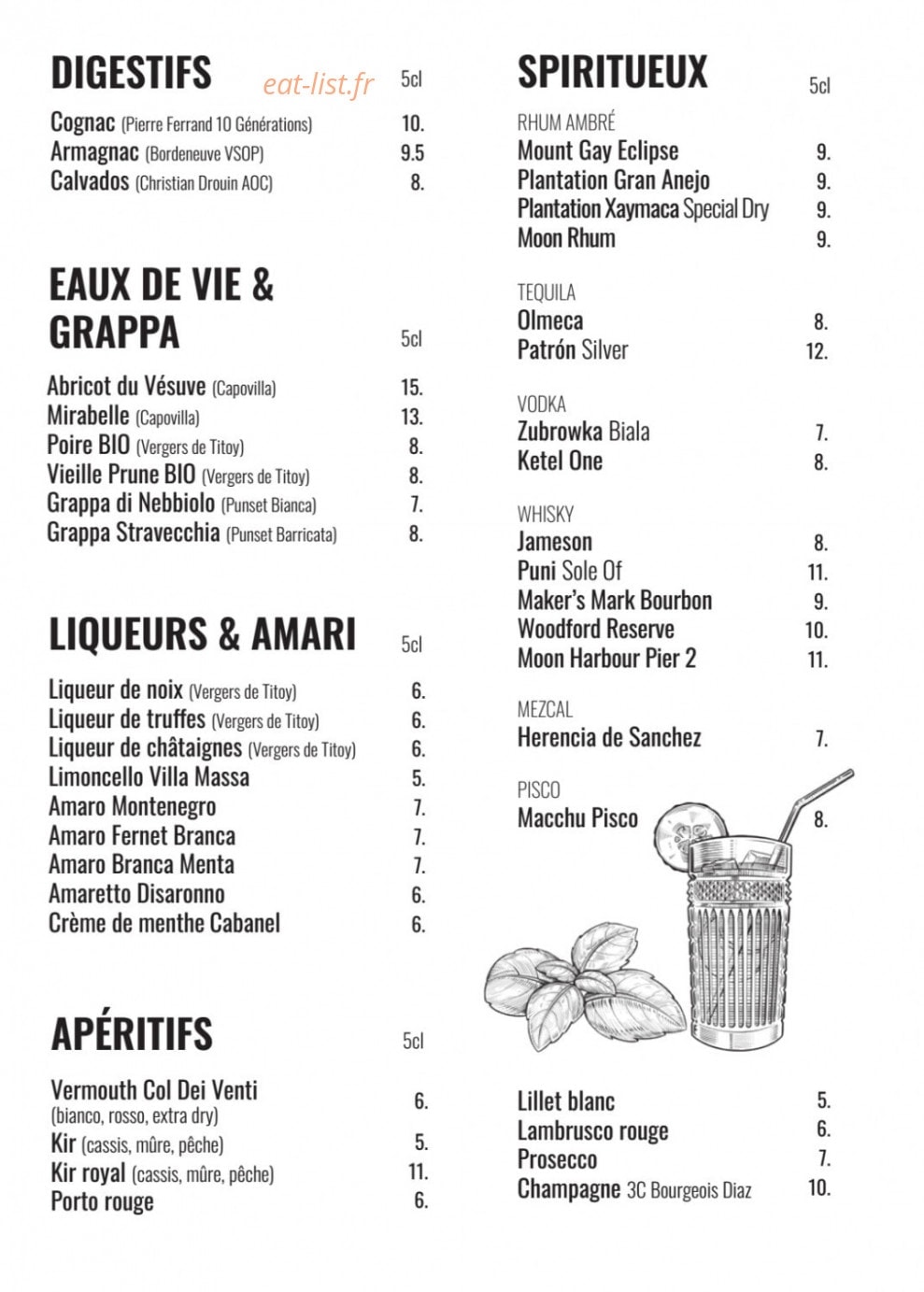 Monzu — carte page 3