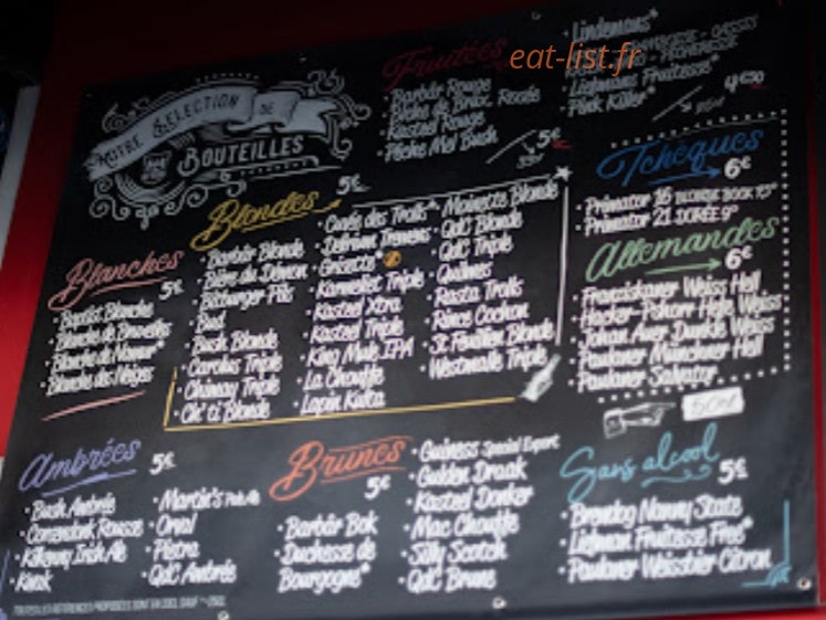My Beers — carte page 3
