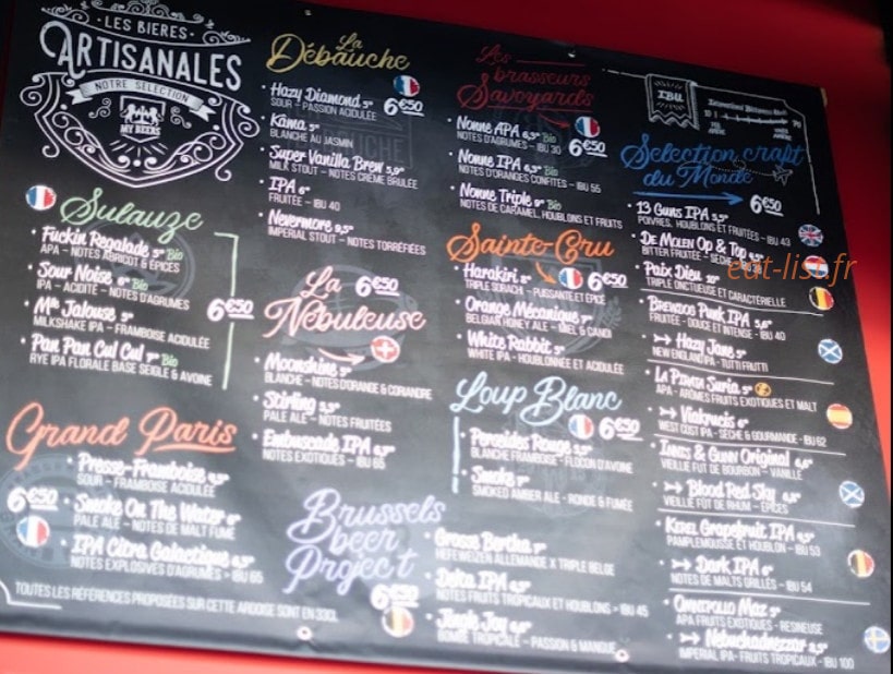 My Beers — carte page 4