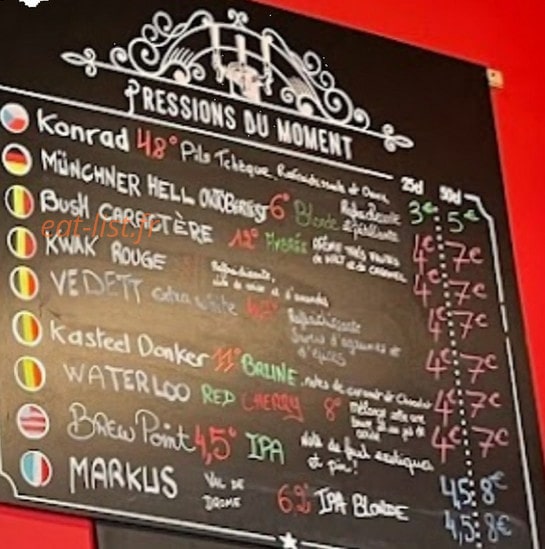 My Beers — carte page 2