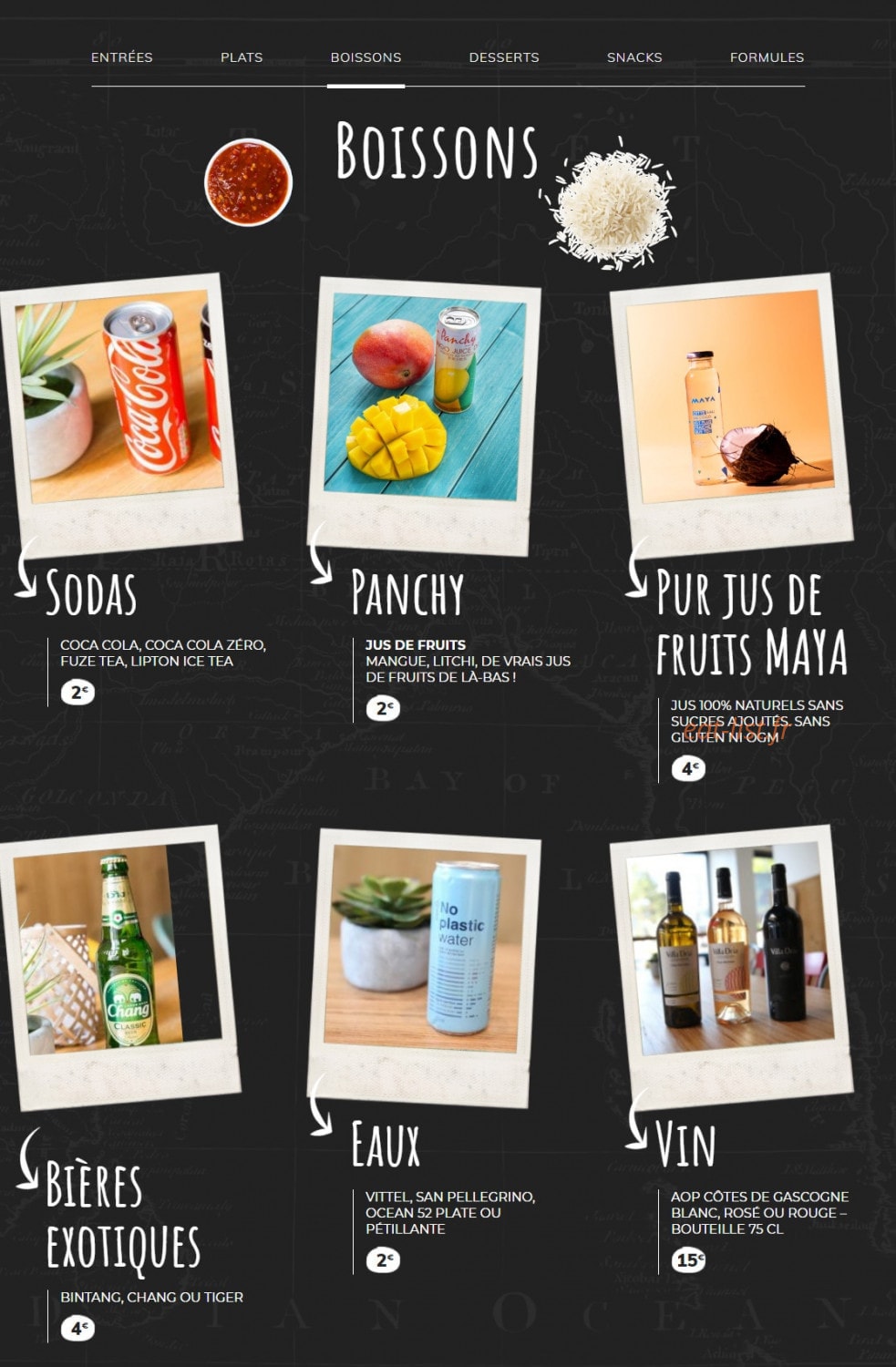 My Little Warung — carte page 4