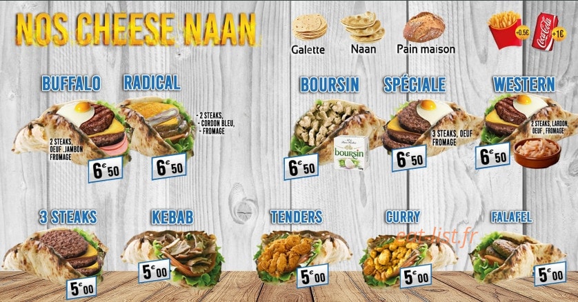 My Tacos — carte page 3