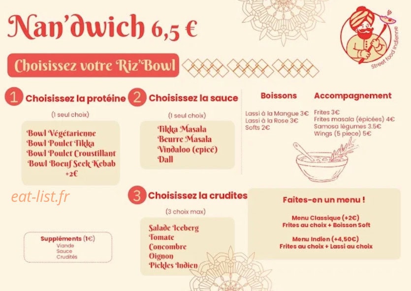 Nandwich — carte page 2