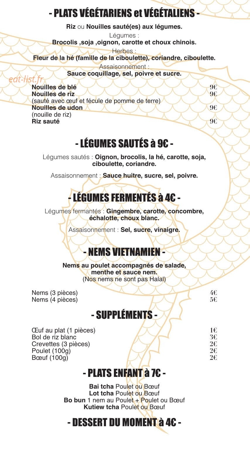 Nyam Baï — carte page 4