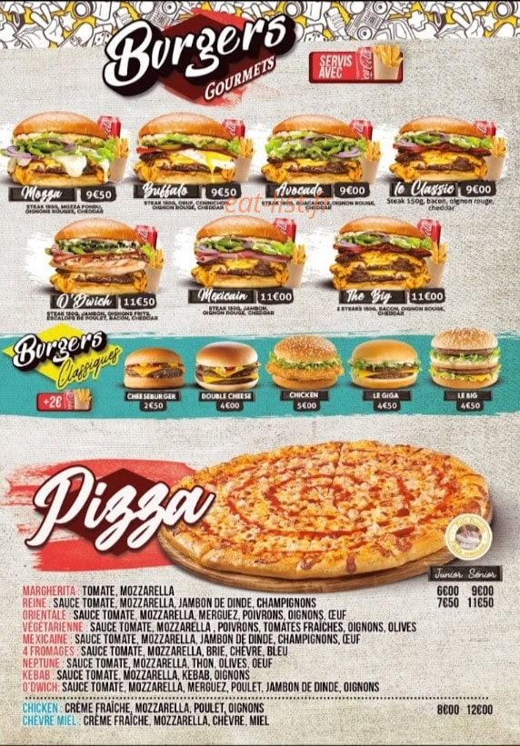 O'dwich — carte page 2