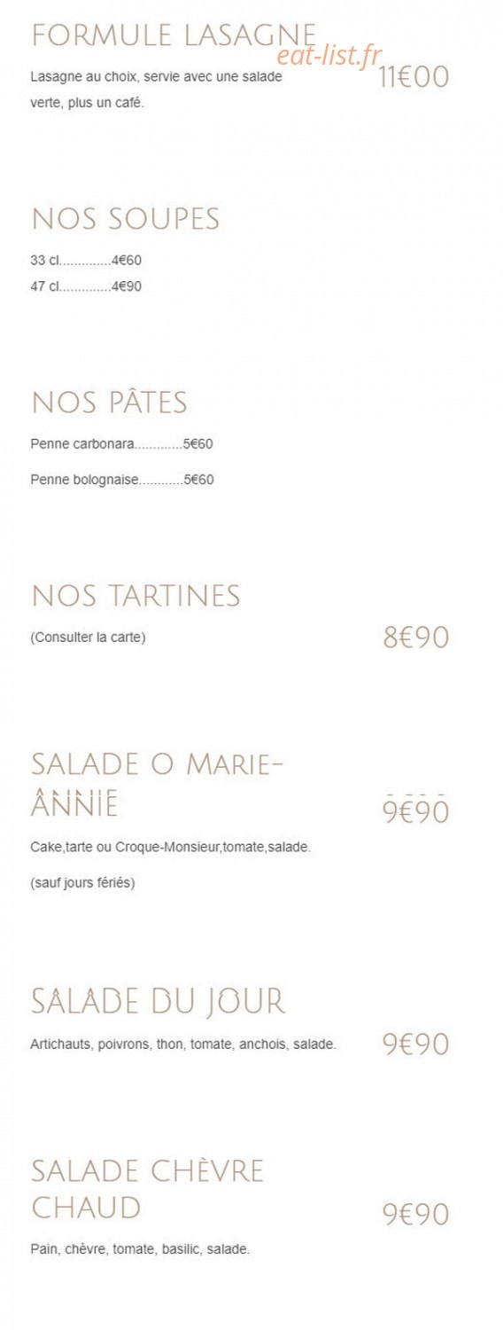 O Marie-Annie — carte page 3