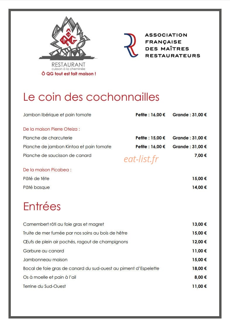 Ô QG — carte page 1