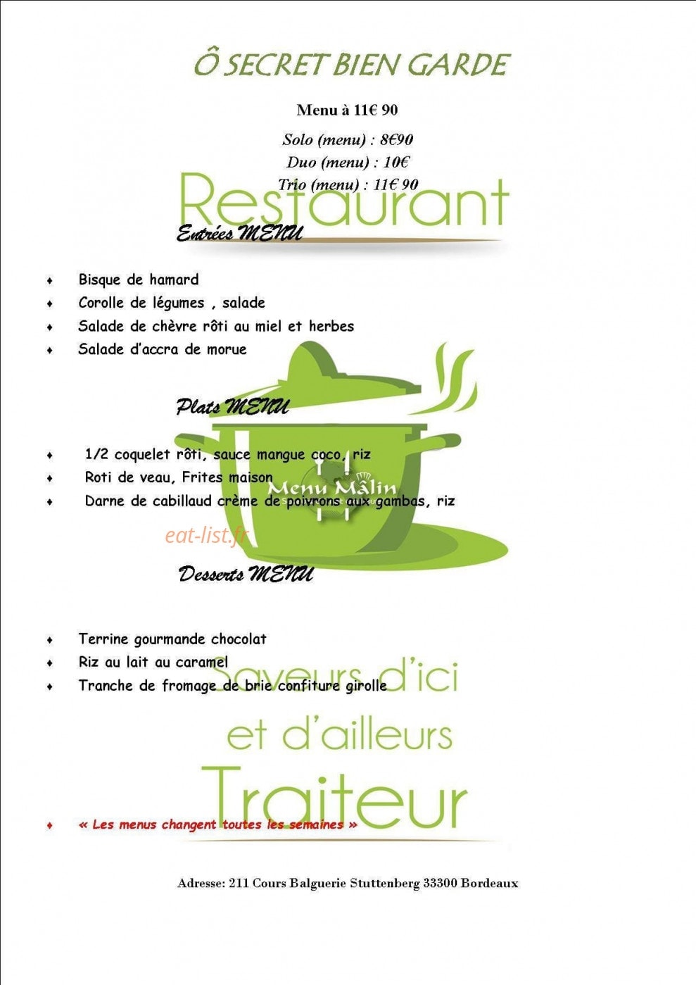 Ô secret Bien Garde — carte page 1