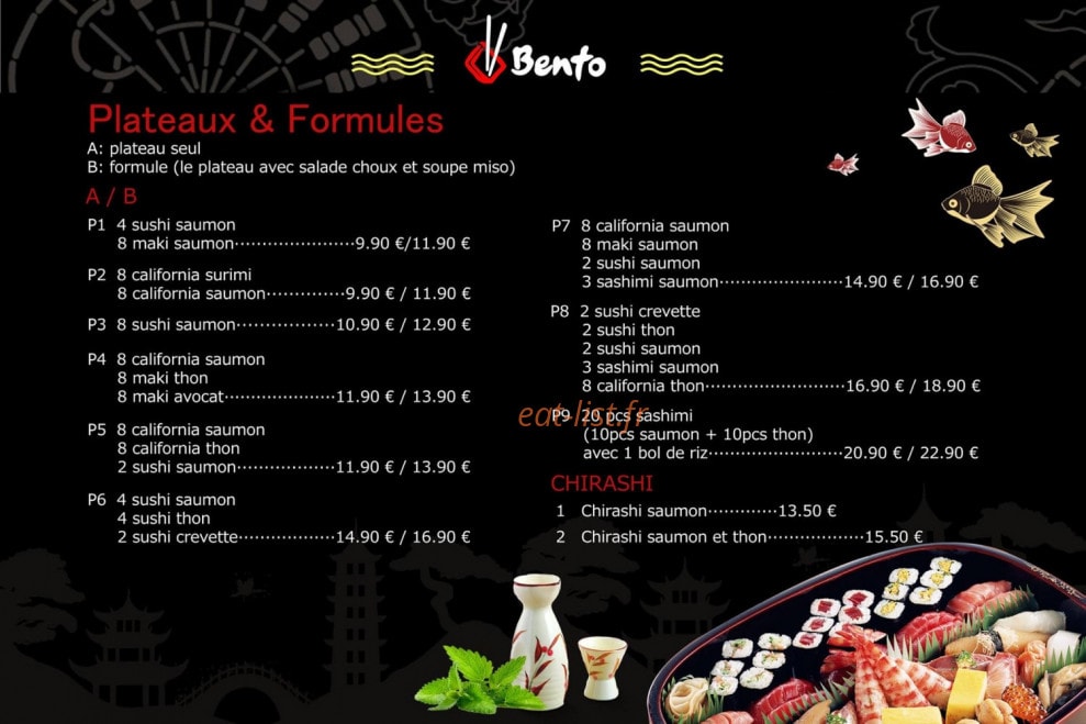 Obento — carte page 2