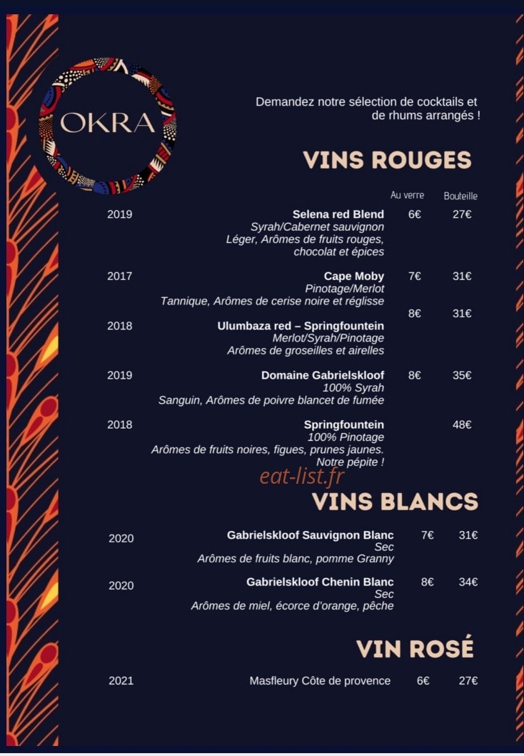 Okra — carte page 4