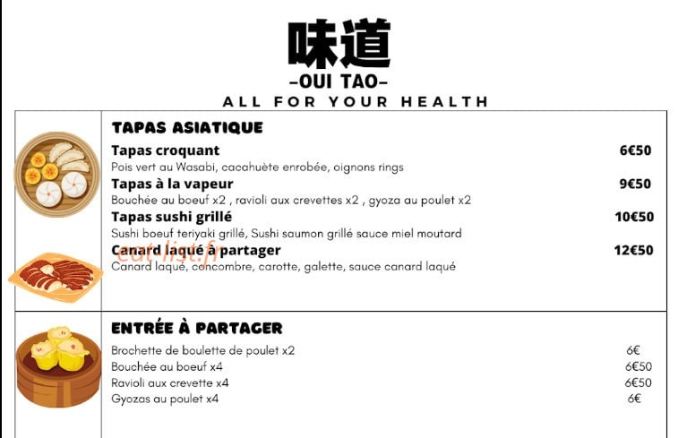 Oui Tao — carte page 6