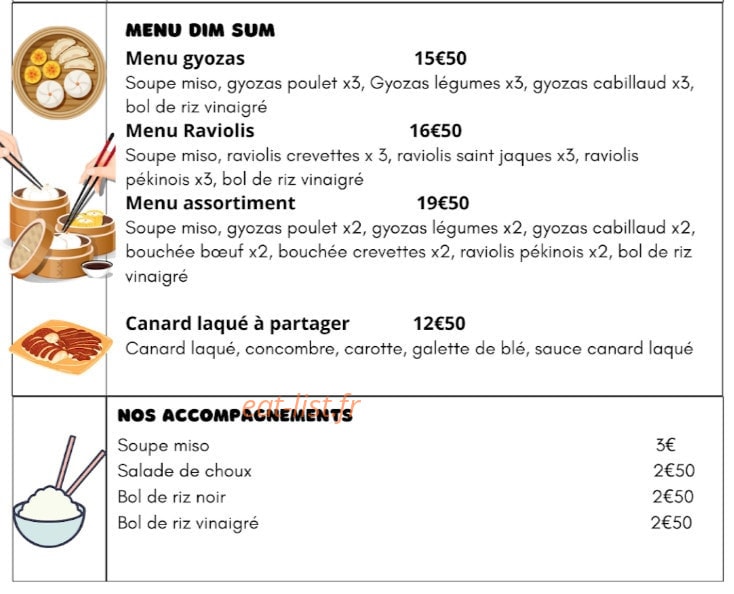 Oui Tao — carte page 2