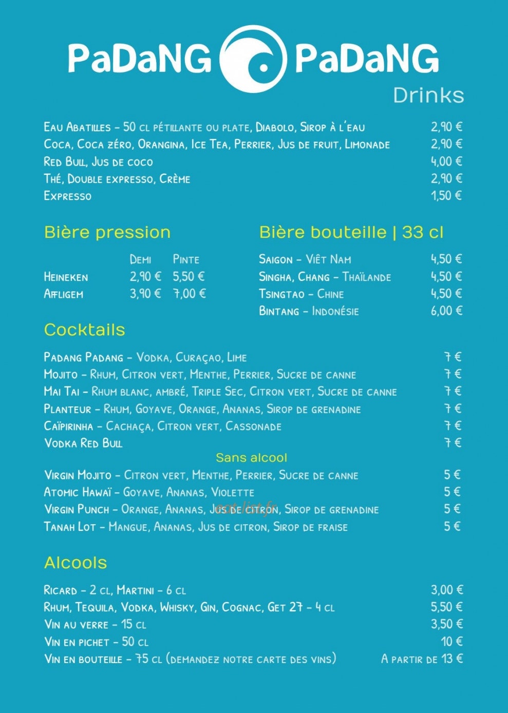 Padang Padang — carte page 2