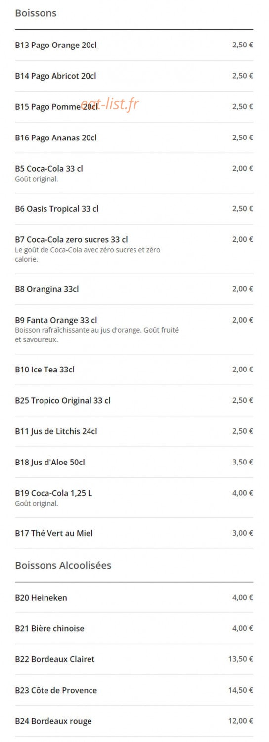 Panda Express — carte page 6