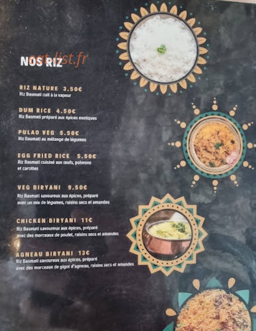 Papadum Indian Food — carte page 3