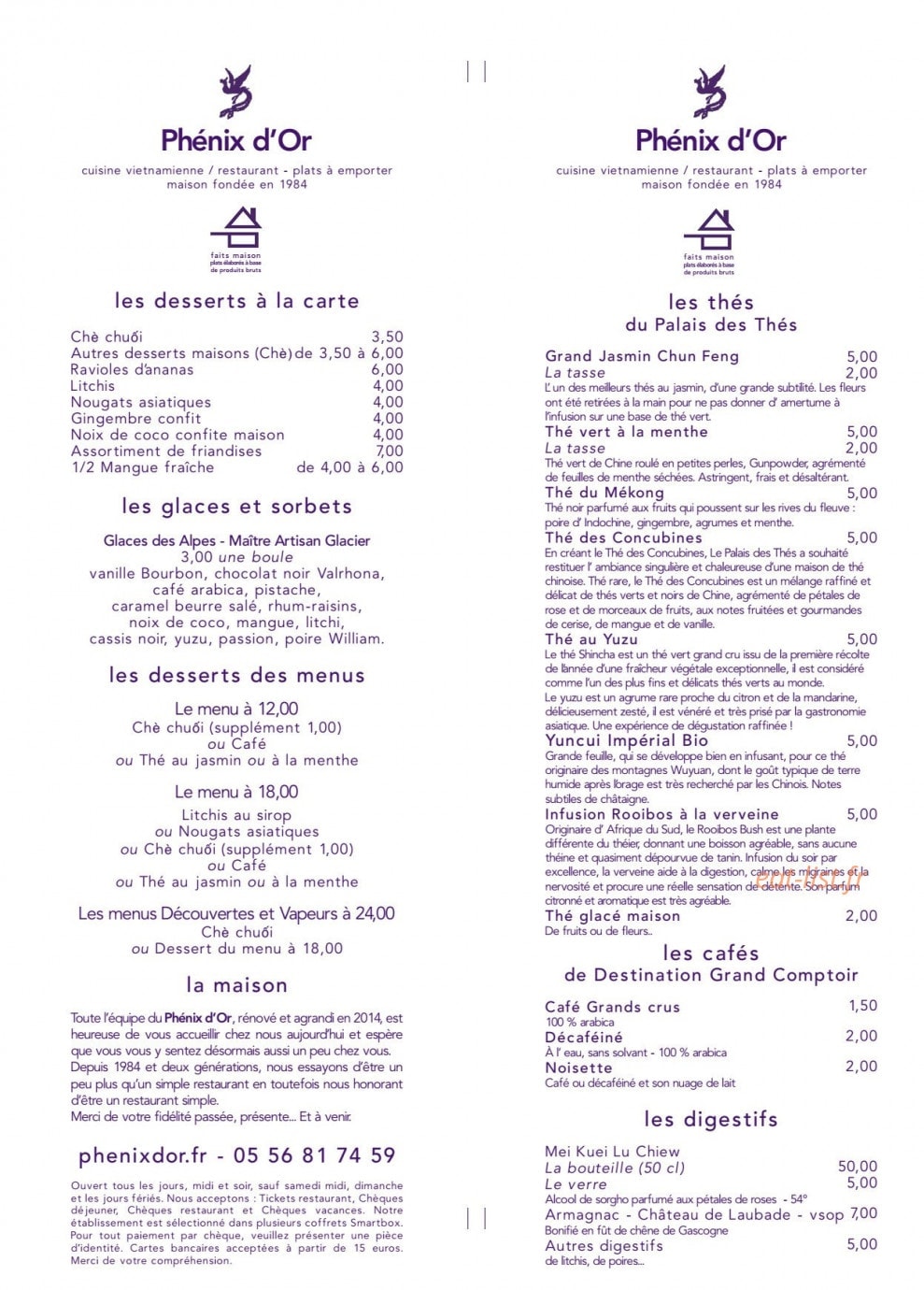 Phenix d'Or — carte page 3