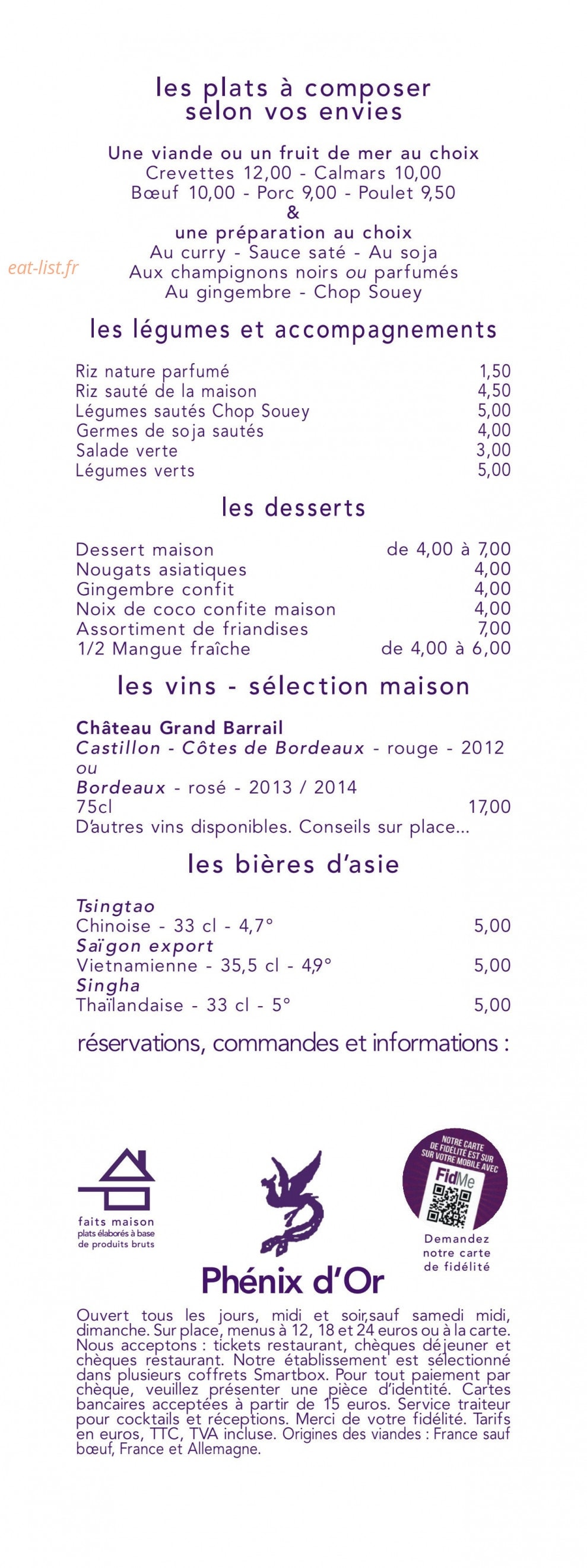 Phenix d'Or — carte page 5
