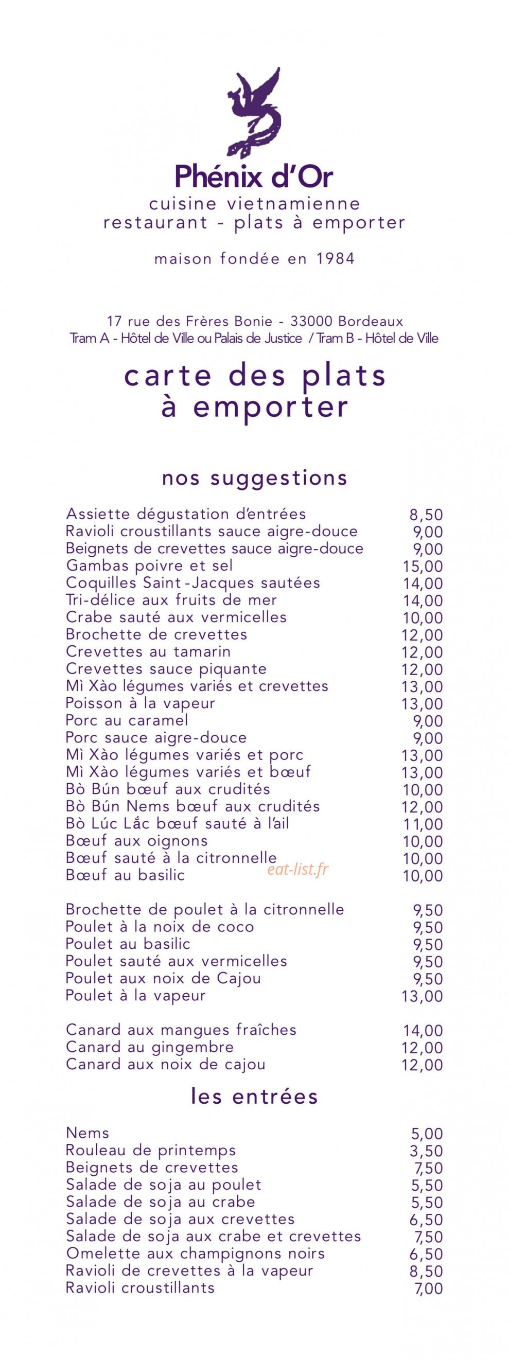 Phenix d'Or — carte page 4