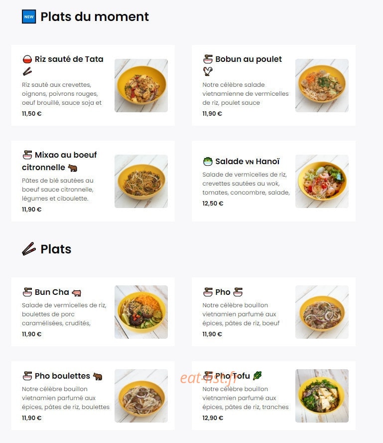 Phood — carte page 1