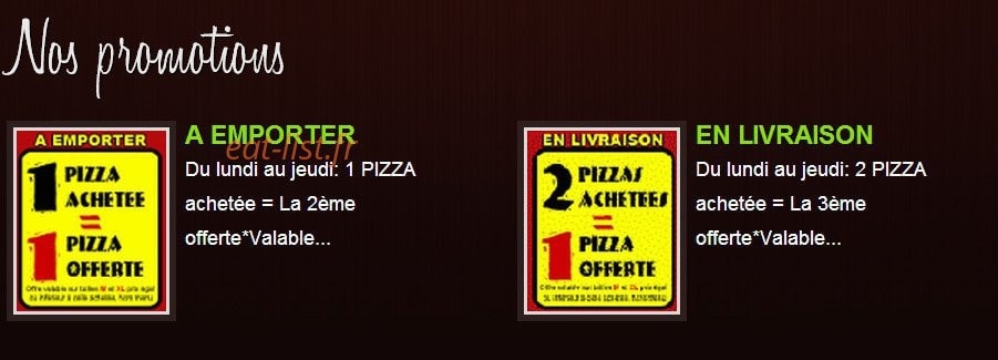 Pizza Andiamo — carte page 1