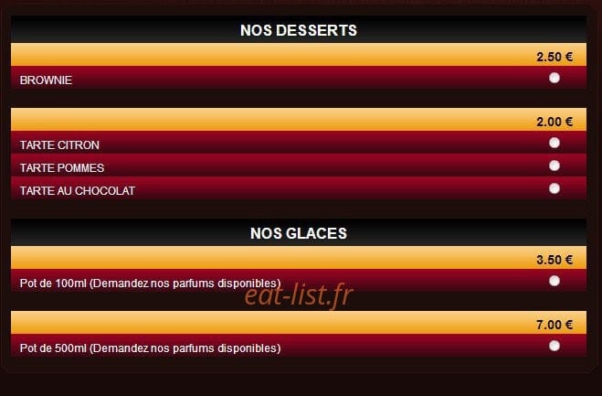Pizza Andiamo — carte page 9