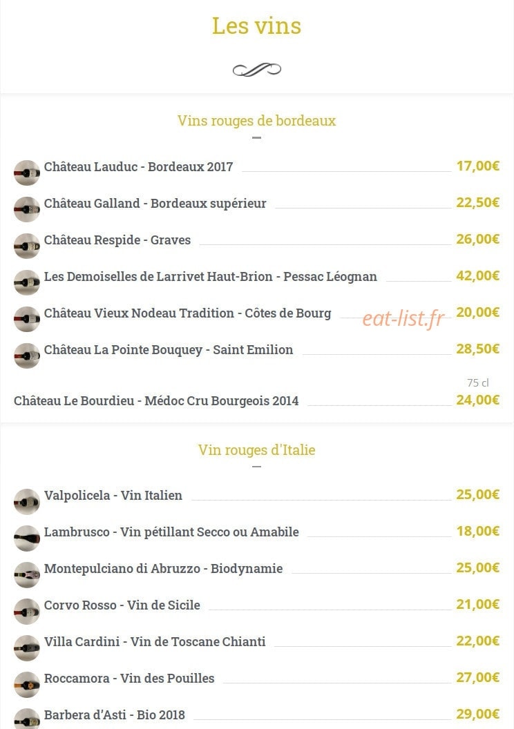 Pizzeria la Mama — carte page 8