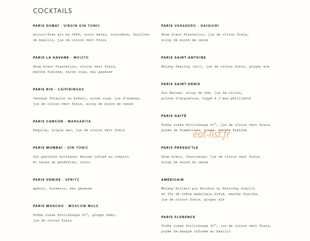 Pny Burger — carte page 5