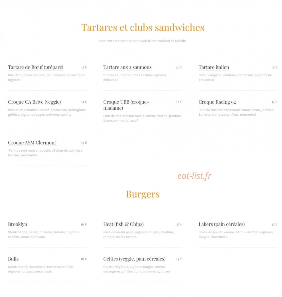 Pub Saint Aubin — carte page 4