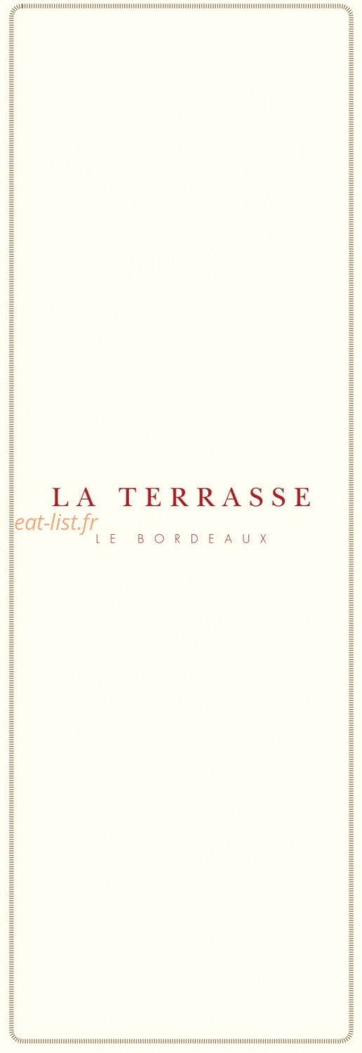 Restaurant Le Bordeaux — carte page 5