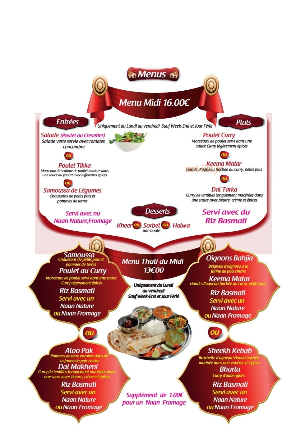 Royal Indien — carte page 8