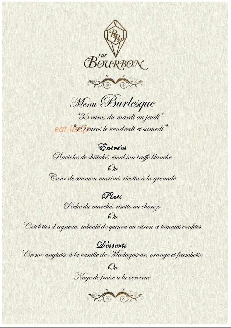 Rue Bourbon — carte page 1