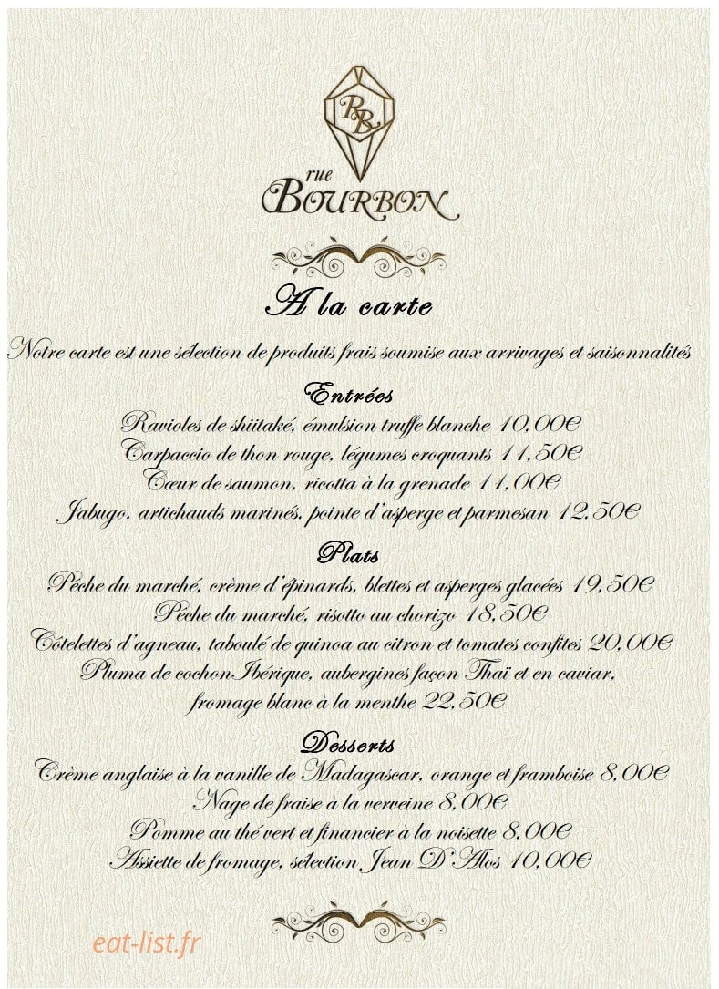 Rue Bourbon — carte page 2