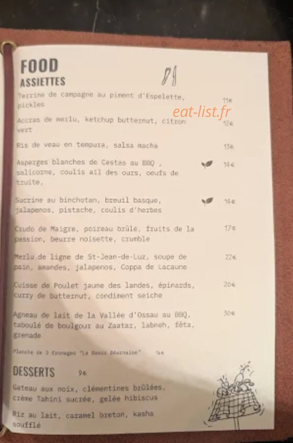 Sacre Bleu! — carte page 5
