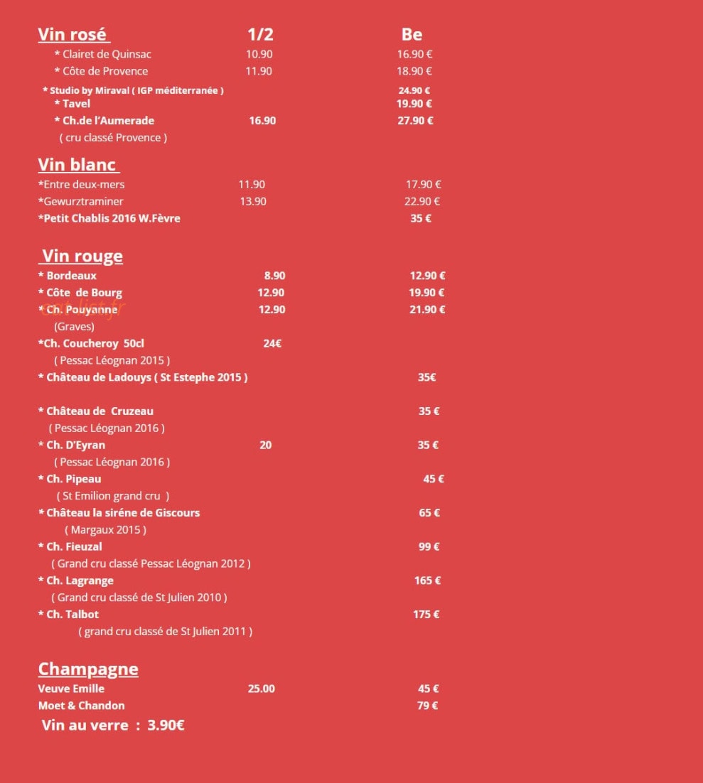 Sala thai — carte page 6