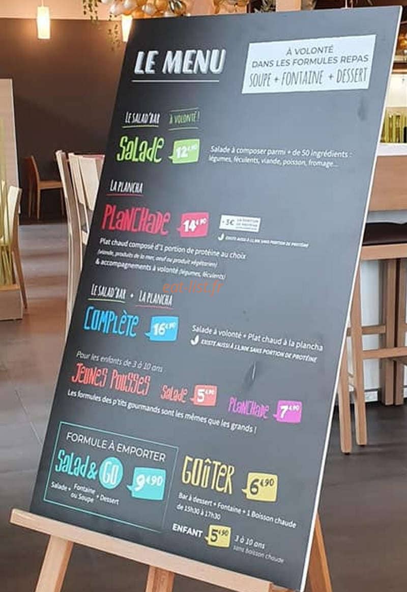 Salad&Co — carte page 1