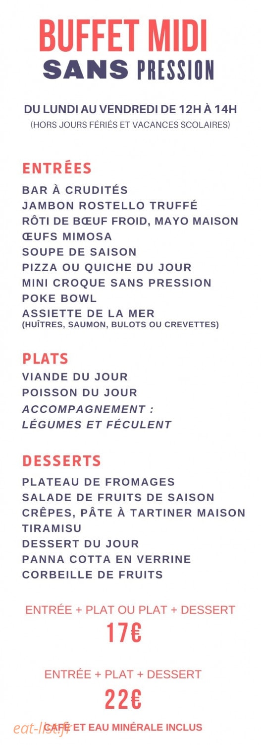 Sans Pression — carte page 1