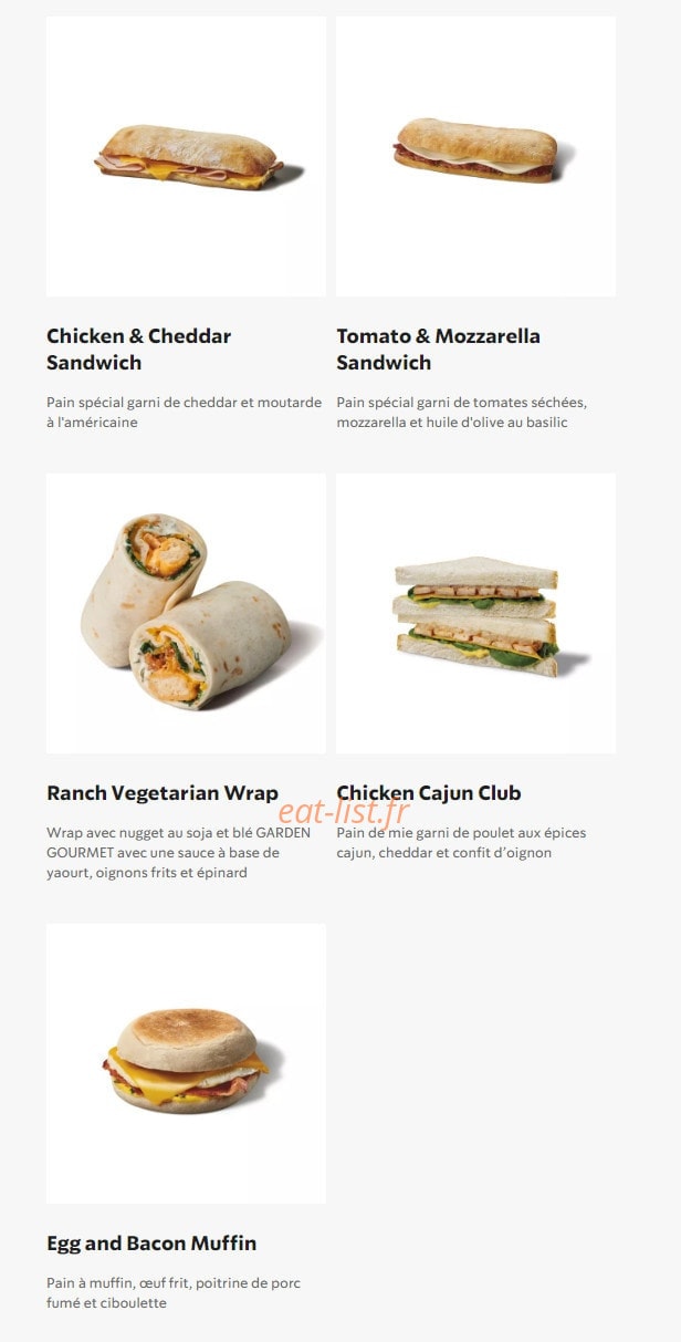 Starbucks Coffee — carte page 25