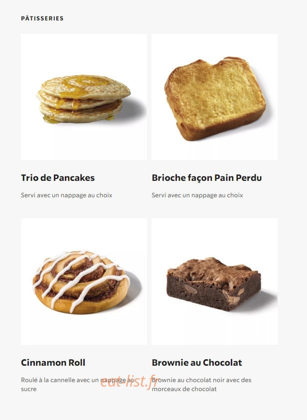 Starbucks Coffee — carte page 19