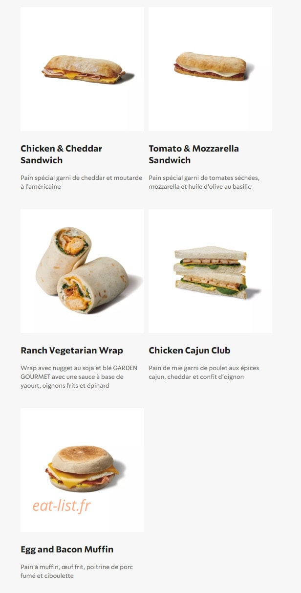 Starbucks Coffee — carte page 25