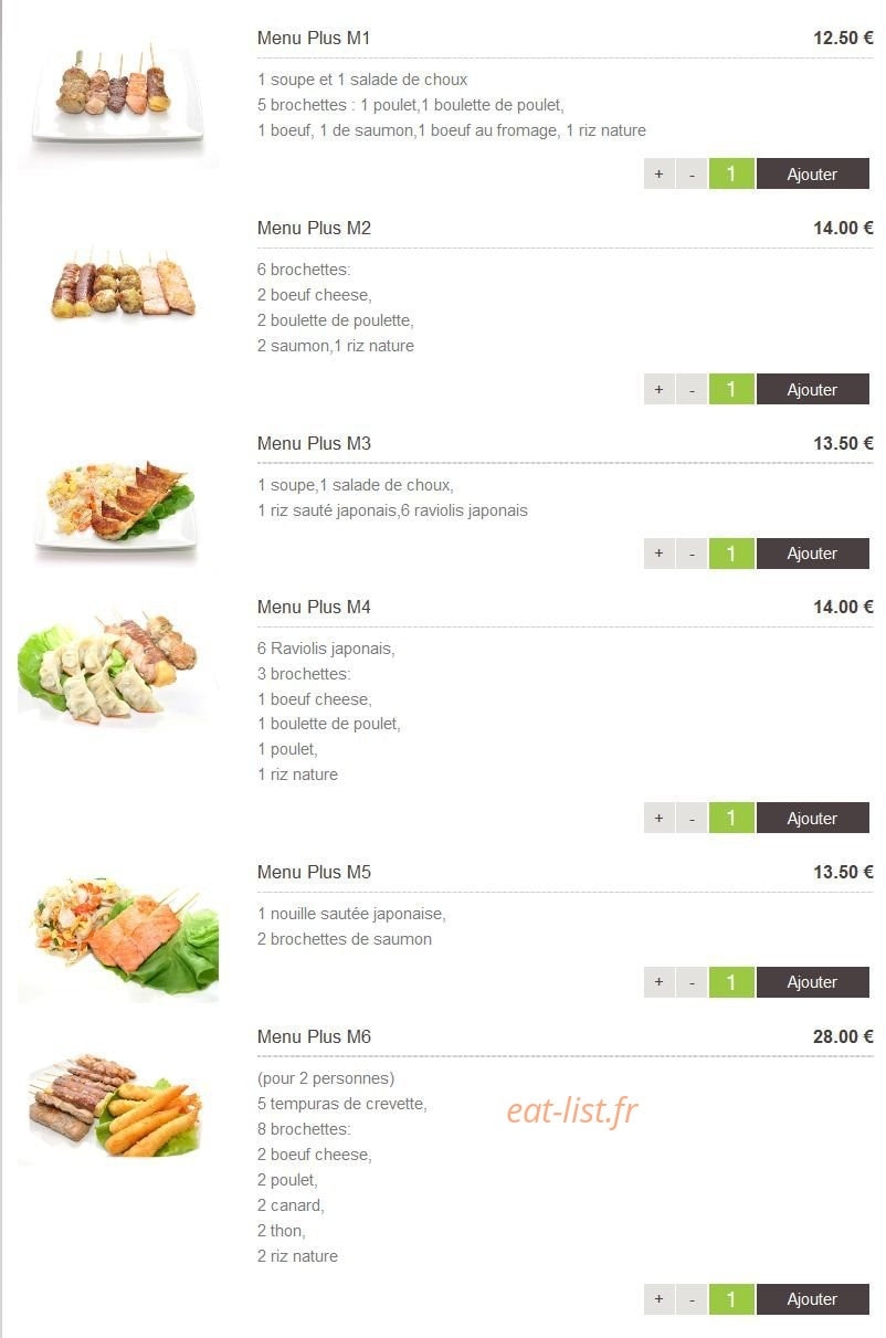 Sushi Design — carte page 5