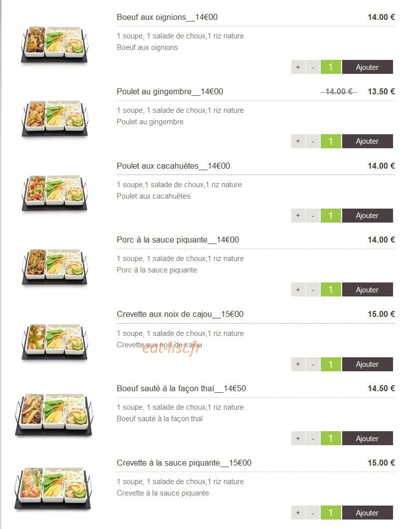 Sushi Design — carte page 4