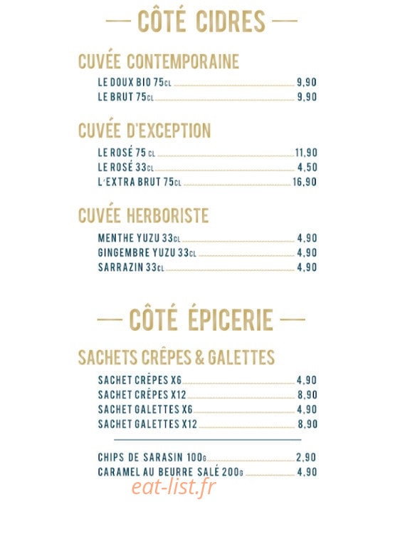 Suzette crêperie urbaine — carte page 2